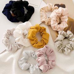 Iridescent Large Scrunchies Colorful Women Retro Hair Accessories