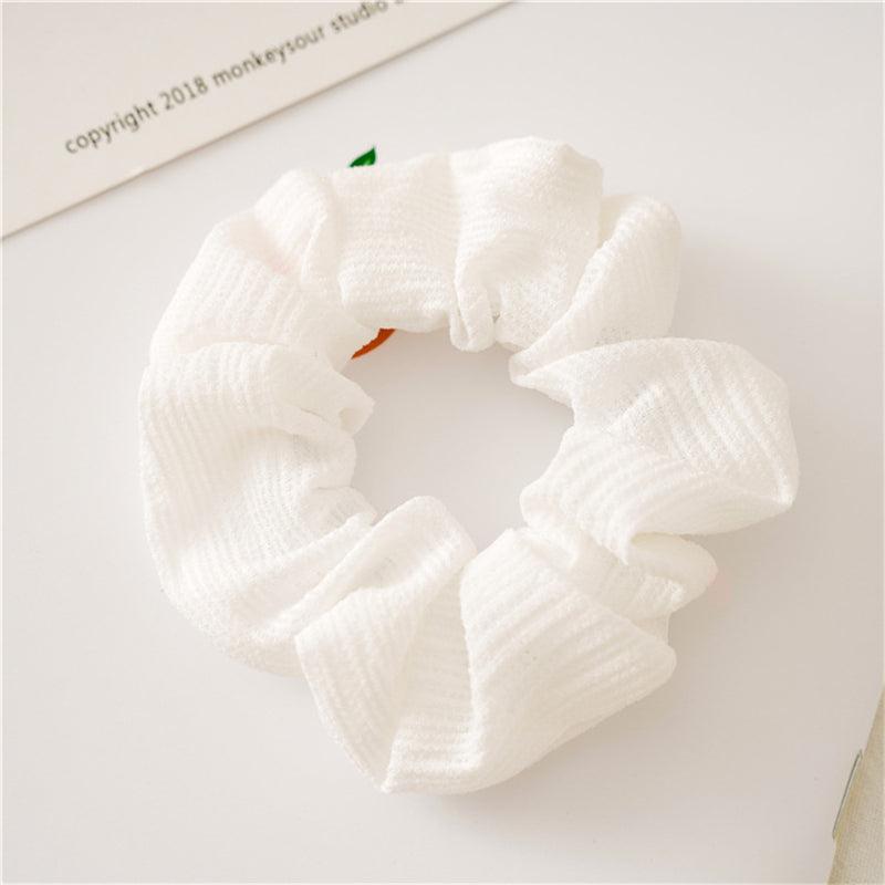 Iridescent Large Scrunchies Colorful Women Retro Hair Accessories