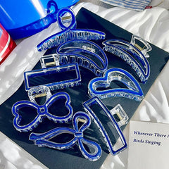 Transparent Hair Claw Ponytail Holder Hair Accessories