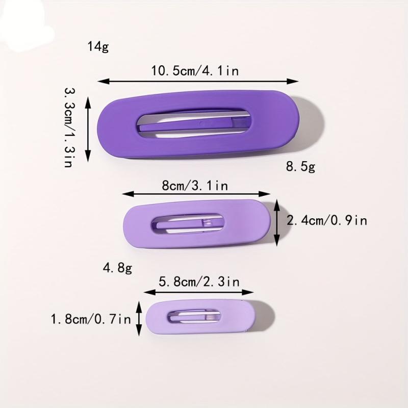 3pcs Duck Billed Hair Clip Set for Women Girls