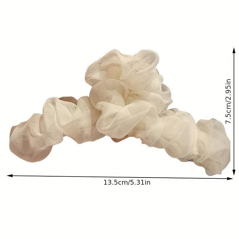 Mesh Hair Claw Headwear Women Large Hair Clip