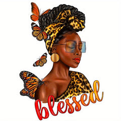 Leopard Print Stickers Iron On Clothing DIY Accessories Dark