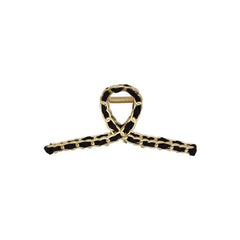 Chain Brimmed Hair Claw Clip Nonslip Hair Shark Claw For Ponytail