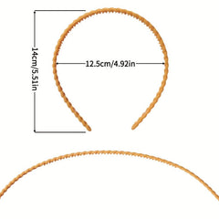 10pcs Skinny Headband Hair Band Nonslip Headdress Sweet Hair Accessories