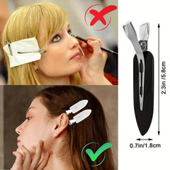 4pcs No Crease Hair Clip Salon Hair Styling Tool Accessories