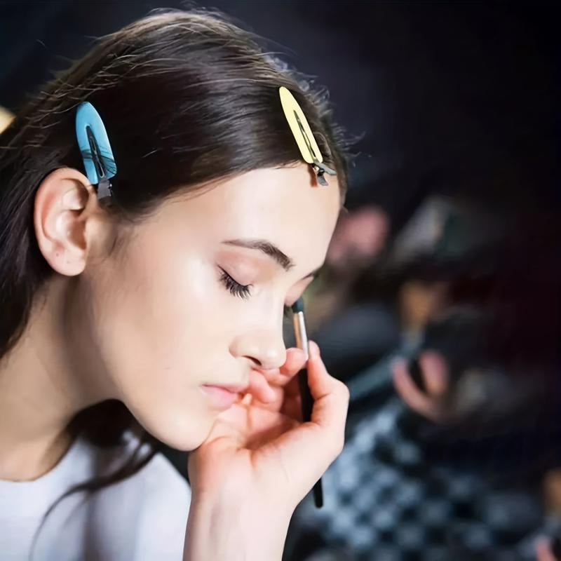 4pcs No Crease Hair Clip Salon Hair Styling Tool Accessories
