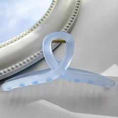 4pcs Matte Hair Claw Large Shark Claw Frosted Style Hair Clip