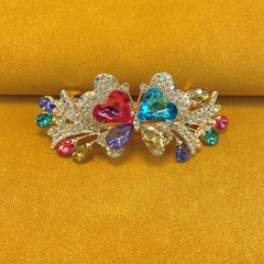 Alloy Rhinestone Hair Clip French Barrette Duck Billed Clip Hair Accessories
