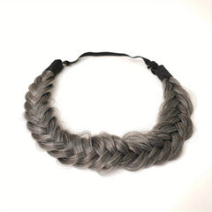 Synthetic Braid Hair Headband Hand Synthetic Hair Pieces Extended Headband