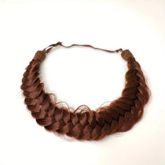 Synthetic Braid Hair Headband Hand Synthetic Hair Pieces Extended Headband