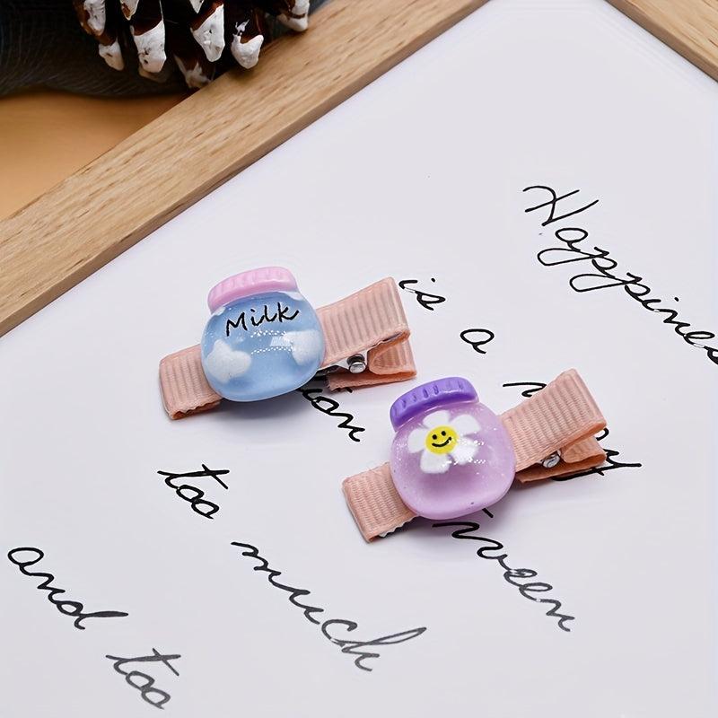Baby Girls Hair Clip Cute Cartoon Duck Bill Clip for Side Hair Bang Braids