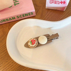 Candy Hair Clip Cartoon Ice Cream Popsicle Decor Duck Billed Clip