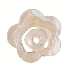 Jelly Flower Hair Claw Clip for Women Girls