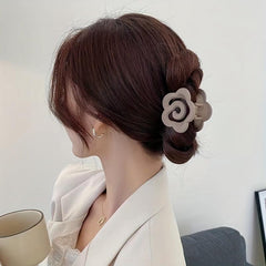 Jelly Flower Hair Claw Clip for Women Girls