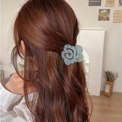Jelly Flower Hair Claw Clip for Women Girls