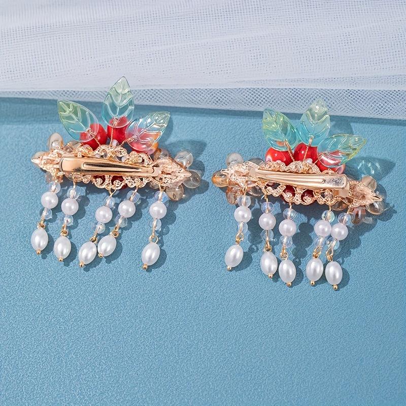 Ancient Style Hair Clip Hair Accessories Ladies Dress Up Headdress Fairy Tassel
