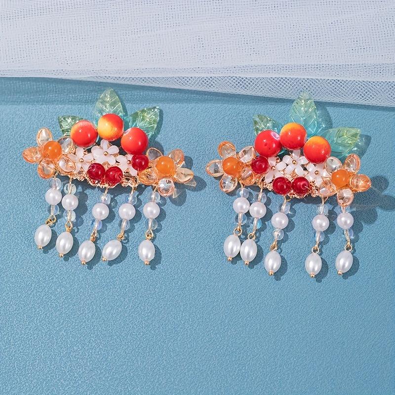 Ancient Style Hair Clip Hair Accessories Ladies Dress Up Headdress Fairy Tassel
