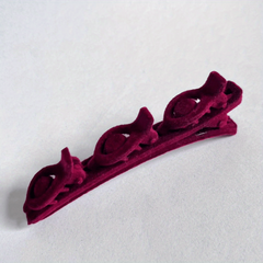 Flocking Braiding Hair Clip for Women Girls