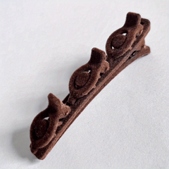 Flocking Braiding Hair Clip for Women Girls