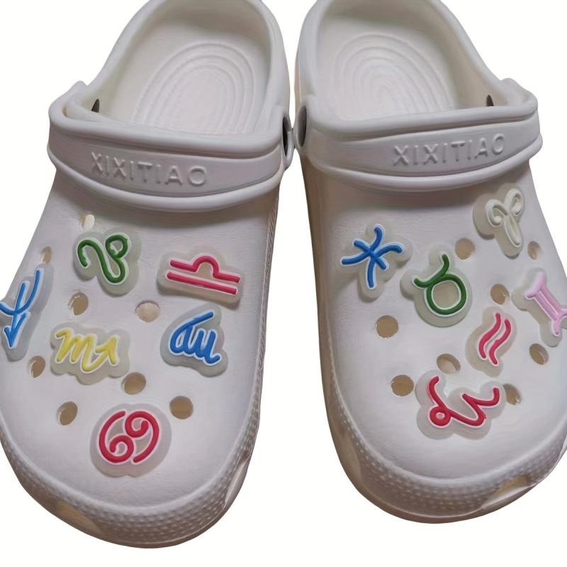 Rubber Shoe Charm Luminous Shoe Buckle Clogs DIY Accessories