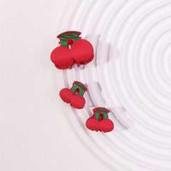 3pcs Cherry Shaped Hair Claw Clip for Girls Baby Sweet Hair Clip