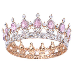 Crystal Queen Crown Rhinestone Wedding Tiara Headband Princess Crown