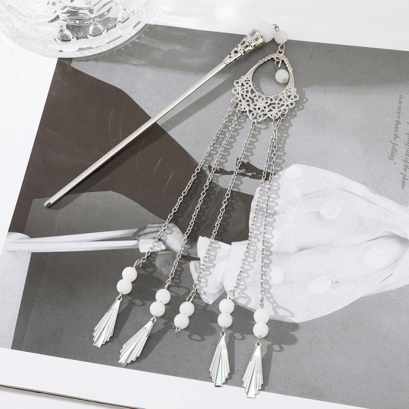 Tassel Decor Hollow Hair Pin Wedding Headwear