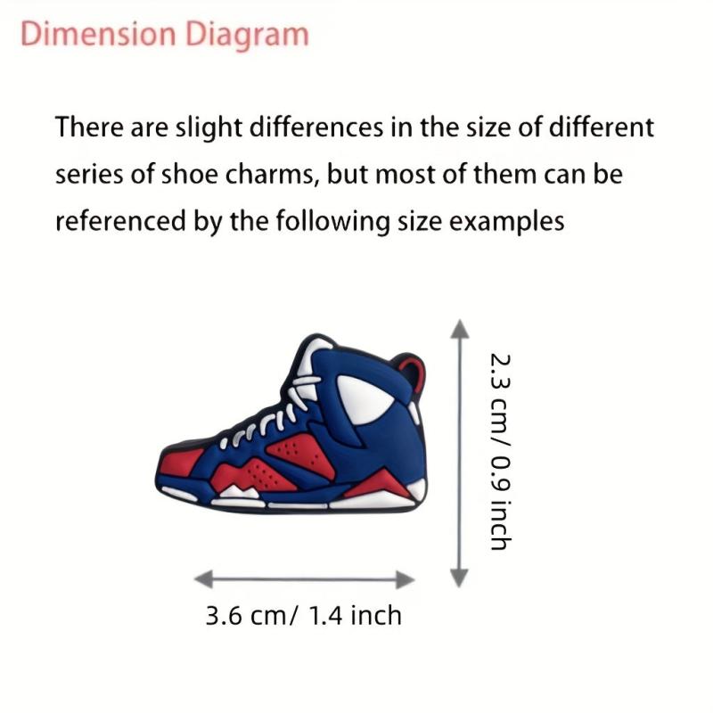 Cartoon Shoe Charms PVC Soft Shoe Decorations Casual Style Shoe Accessories