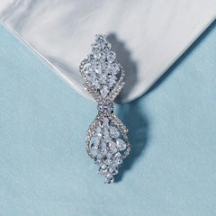 Zircon Side Clip Rhinestone Hair French Barrette