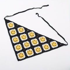 Smiling Face Triangle Headband Hair Accessories for Daily Party Use