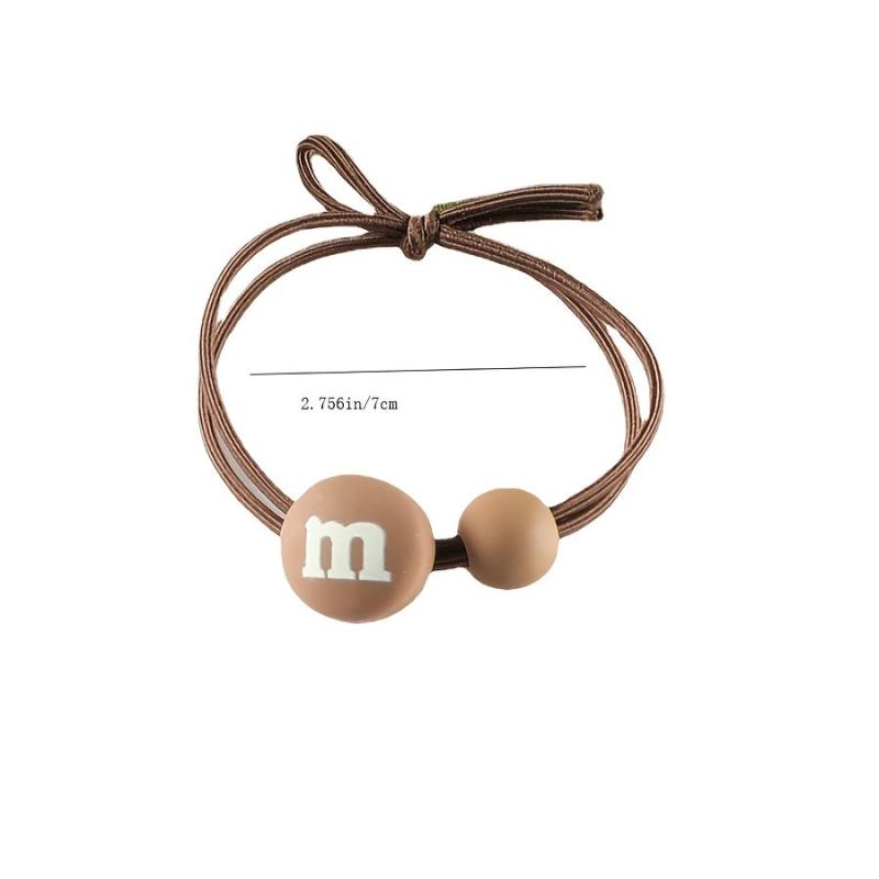 Resin Chocolate Hair Ties Cartoon Hair Accessories
