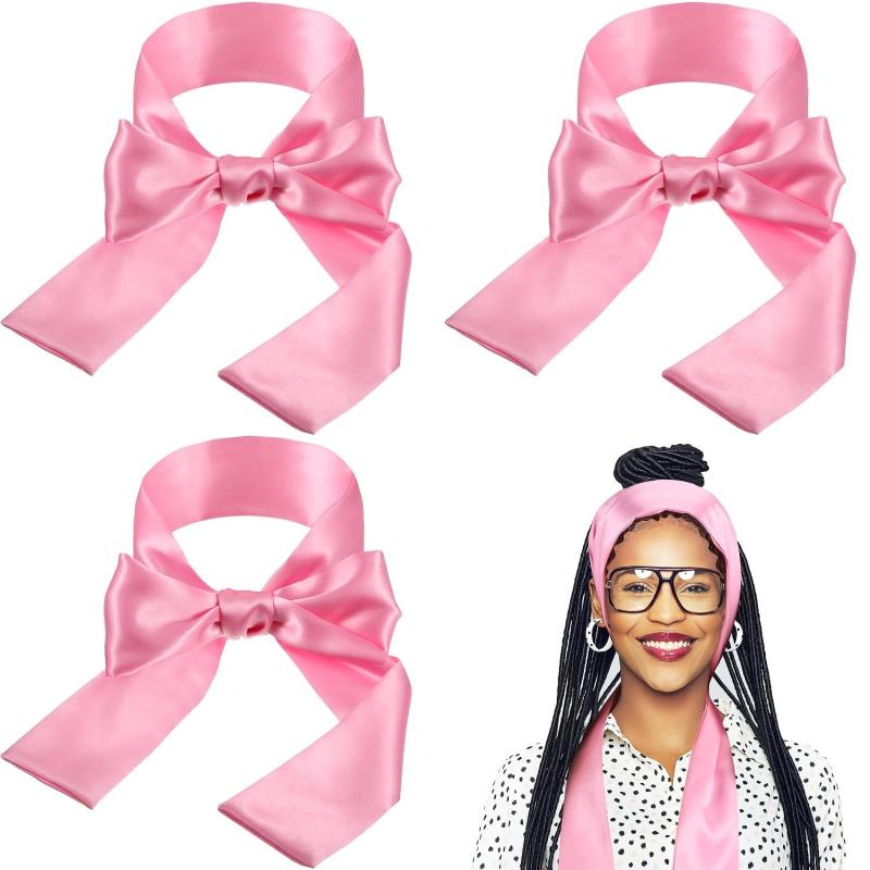 3pcs Satin Headbands Non Slip Makeup Facial Sport Yoga Headband