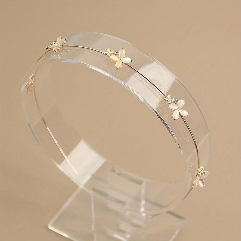 Opal Flower Headband Hair Accessories for Women