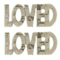 Sequin Patches Iron On Stickers DIY Decoration For T-shirt