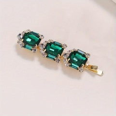 Vintage Rhinestone Hair Pin Alloy Hairpin Glitter Hair Clip