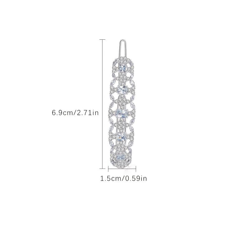 Rhinestone Hair Clip Head Jewelry Side Clip Bangs Clip Hair Accessories