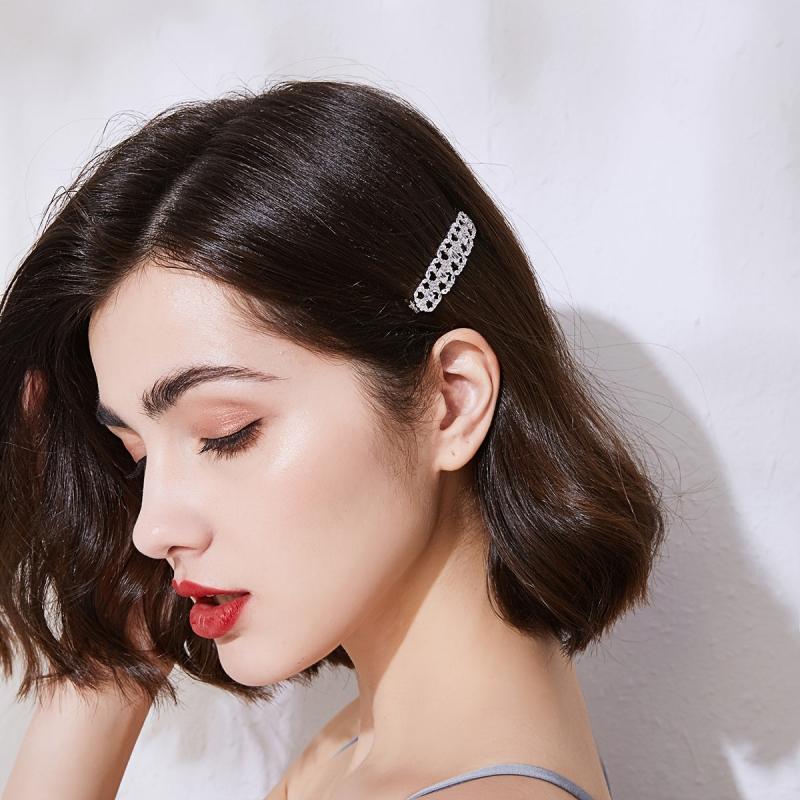 Rhinestone Hair Clip Head Jewelry Side Clip Bangs Clip Hair Accessories