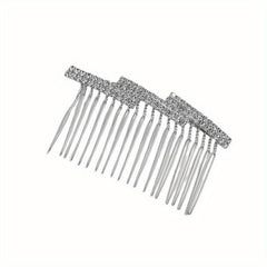 Rhinestone & Faux Pearl Hair Comb Hair Pin Bridal Wedding Headwear