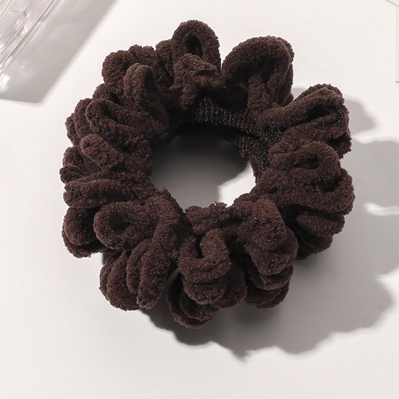 Flocking Hair Tie Seamless Hair Ring Ponytail Holder Hair Accessories