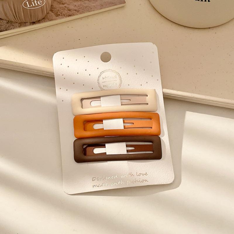 3pcs Hollow Hair Clip Wavy Duck Billed Star Shaped Hair Clip