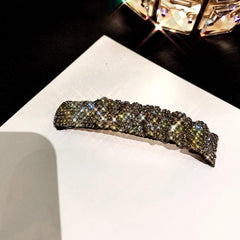 Rectangle Rhinestone Hair Clip for Women Girls