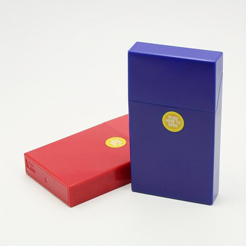 Plastic Automatic Open Cigarette Case Extended Slim 20pcs Cigarettes Storage