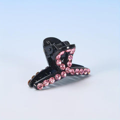 Rhinestone Hair Claw Clip Non-slip for Side Hair Bang Braids
