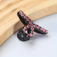 Rhinestone Hair Claw Clip Non-slip for Side Hair Bang Braids
