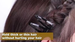 Metal Snap Clip Nonslip Hair Clip Style Hair Clip