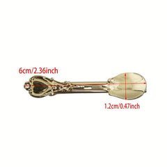 2pcs Alloy Duck Billed Hair Clip for Side Hair Bangs Braids