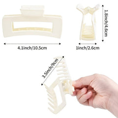 Vintage Style Acrylic Hair Claw Ponytail Holder Hair Accessories