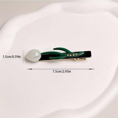 Cartoon Tulip Decor Hair Clip for Women Girls
