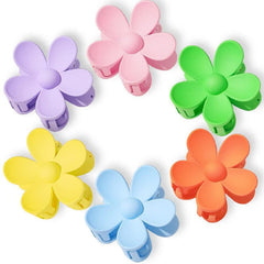 Flower Hair Claw Clip Nonslip Ponytail Holder for Women Girls