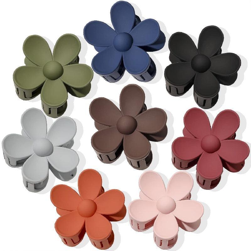 Flower Hair Claw Clip Nonslip Ponytail Holder for Women Girls
